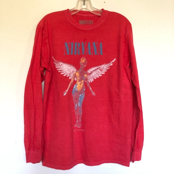 Nirvana In Utero Long Sleeve Tee Shirt - Picture 1 of 3